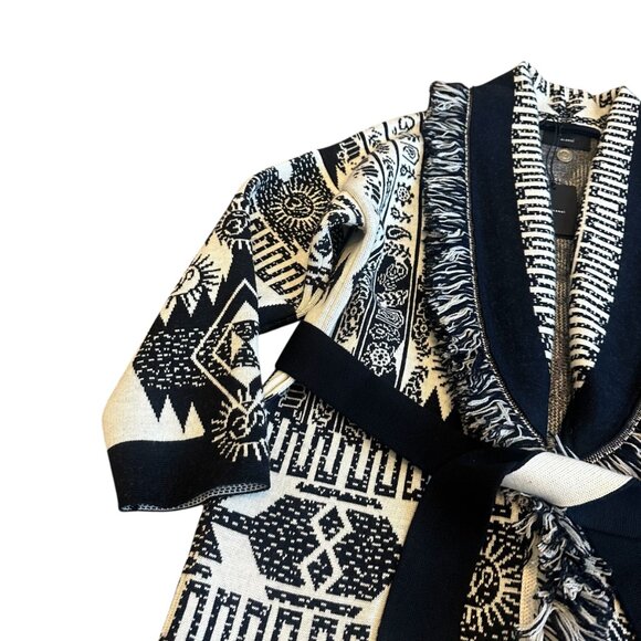 Alanui Wood Block Ibrid Cardigan Sweater Designer Luxury Size XS Women's NWT - Picture 4 of 16